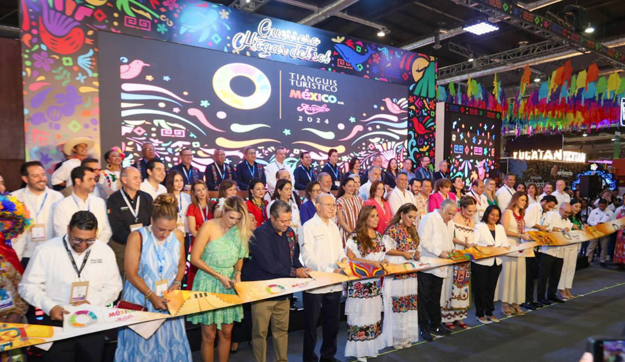 Inauguran Evelyn Salgado y Miguel Torruco Marqués, expo del Tianguis Turístico 2024